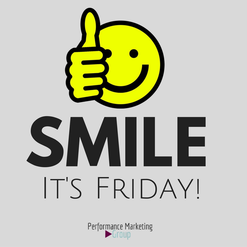 It’s okay to smile! It’s #Friday again :D