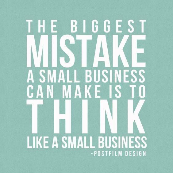 Think big! #SmallBiz #Success #Winning